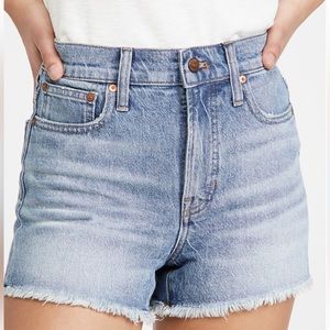 MADEWELL jean shorts.